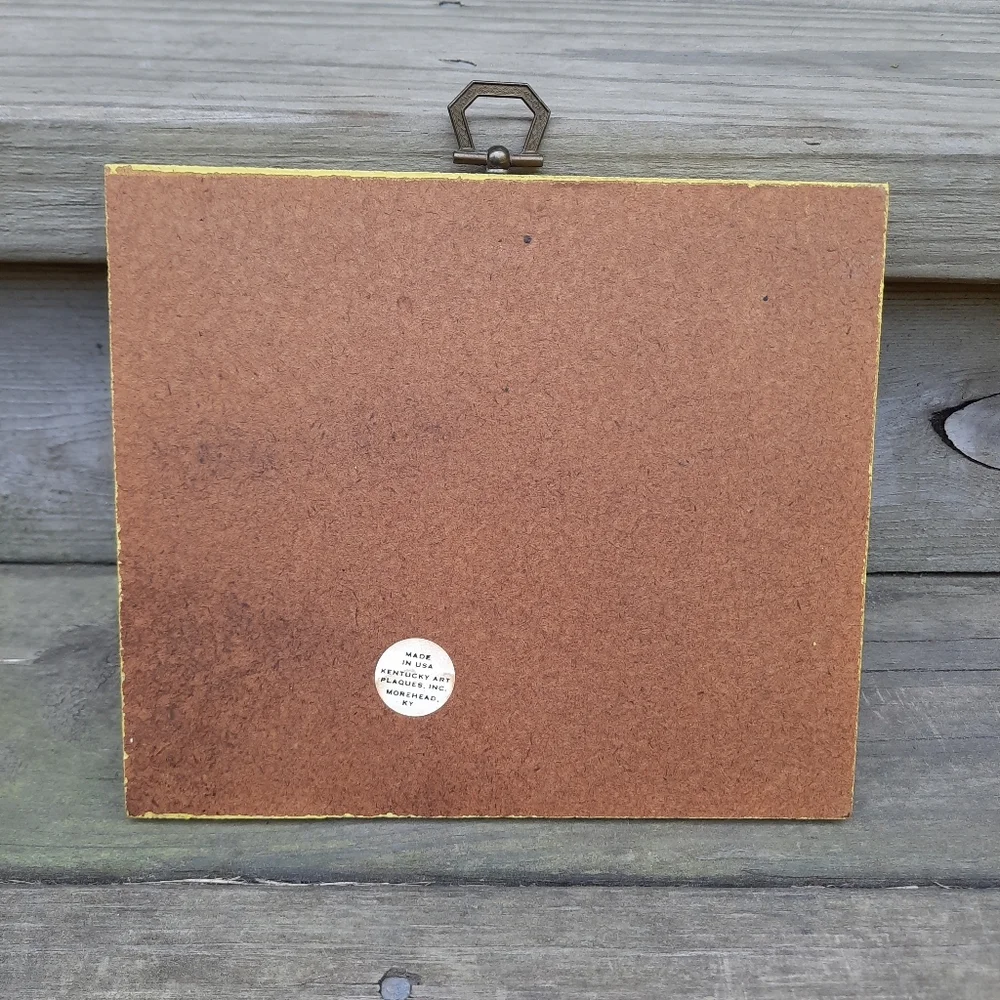 Vintage Yellow Owl Wall Art
